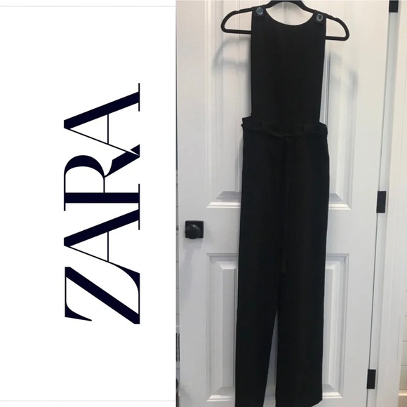 Zara Woman Jumpsuit.Black.‎ Size Small. - Picture 1 of 7